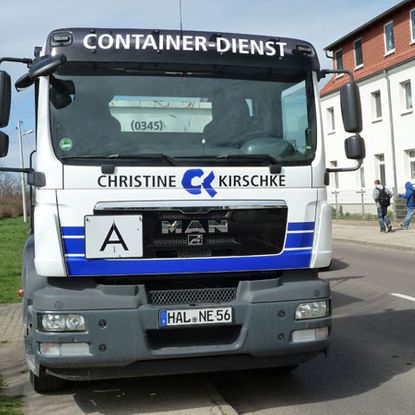 Containerdienst Kirschke aus Halle/ Saale - Fahrzeug aus unserem Fuhrpark